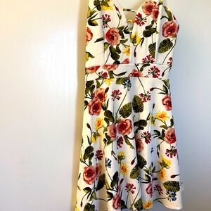 Floral skater dress